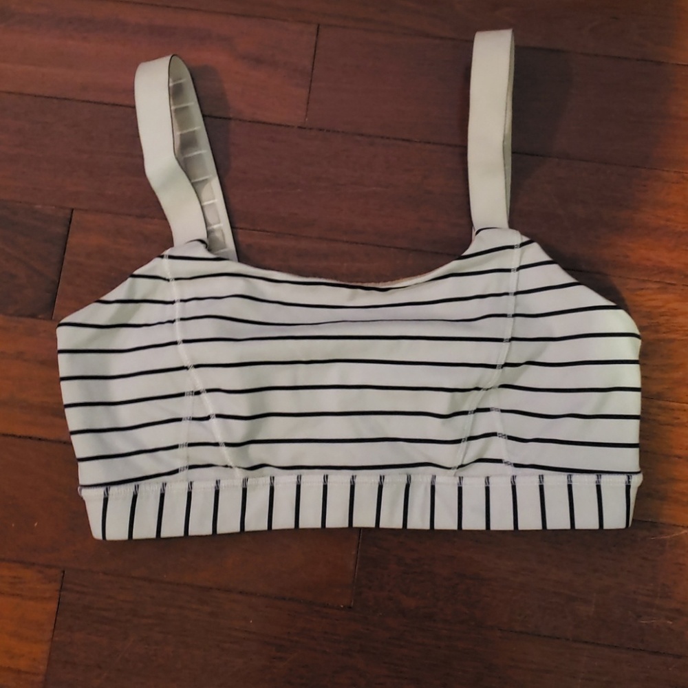 Lululemon Striped Sports Bra Size 10